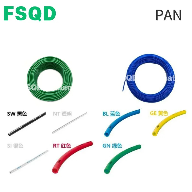 PLN-6x18x1.2510x1.512x1.7514x216x2 PAN-8x1.25PAN-10x1.5-SW-BL-NT-SI-RT GE GN FSQD 플라스틱 튜브 PLN PAN