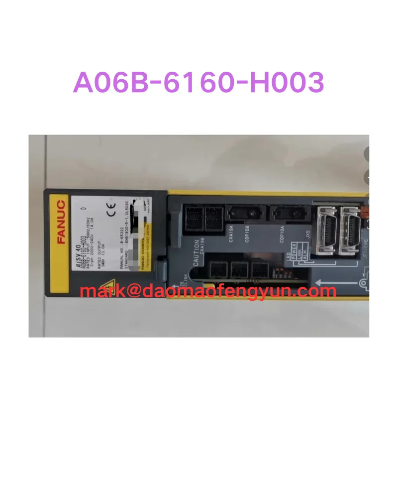 A06B-6160-H003 리퍼 서보 드라이브 확인
