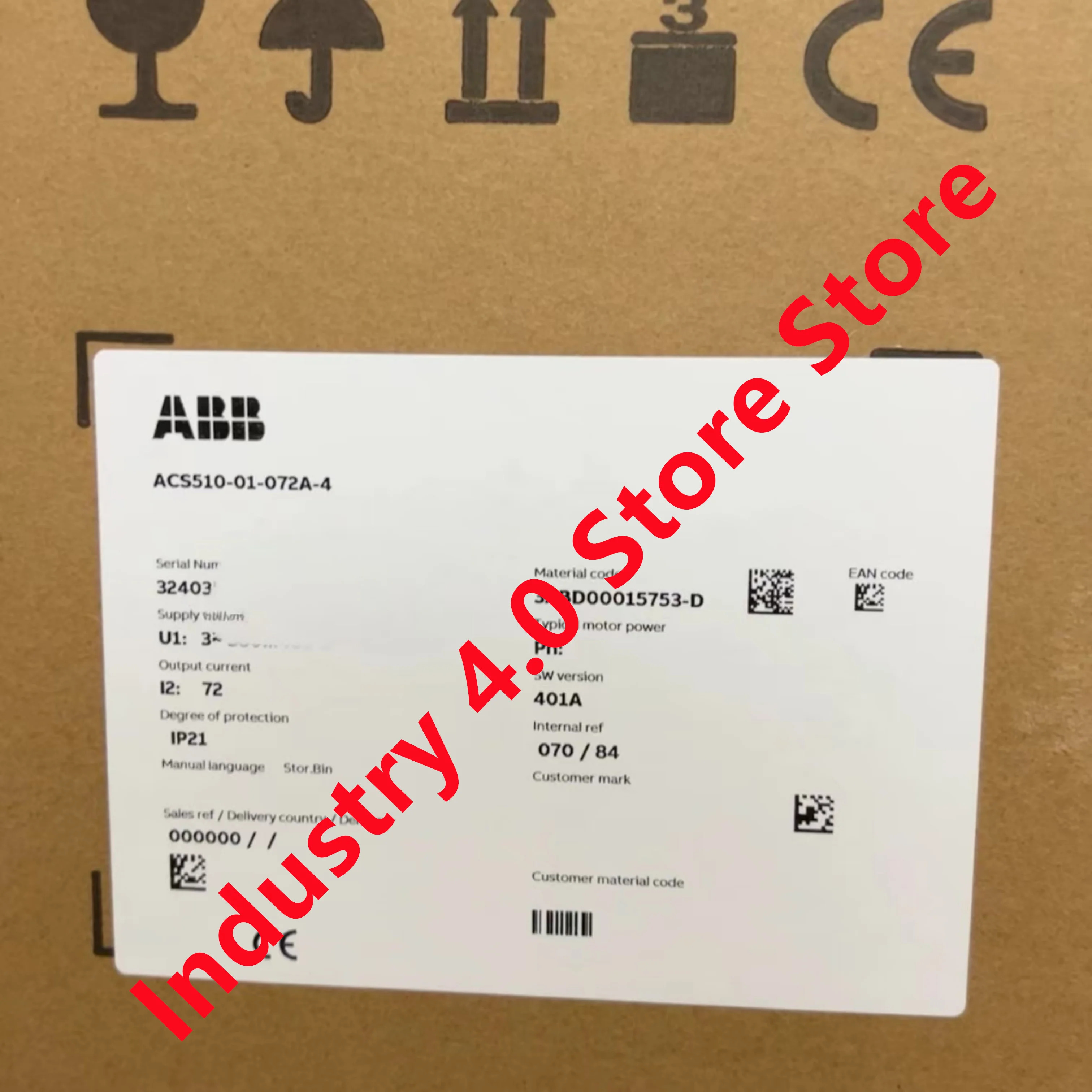 ACS510-01-060A-4 ACS510-01-072A-4 오리지널 신