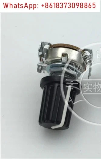 40pcs QSC 증폭기 볼륨 전위차계 RK161 수평 단일 B252 B2.5K 핸들 20MMF 0도 캡