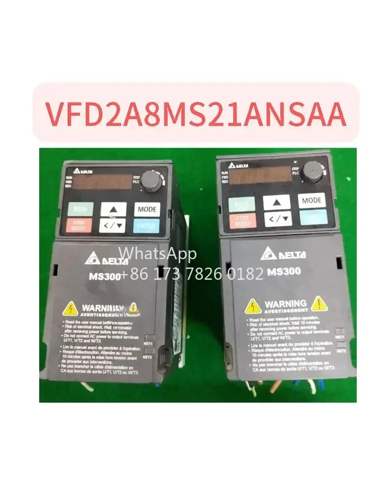 리퍼 VFD2A8MS21ANSAA 인버터 MS300 단상 입력 400W 기능 정상