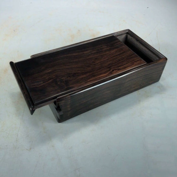 고급스러운 원목 보석함 주얼리박스 반지케이스 보물상자 장난감보석 보라색 6호 잠비아 혈단 35x23x10 8호 백단 22x12x6.5 - 상품 이미지