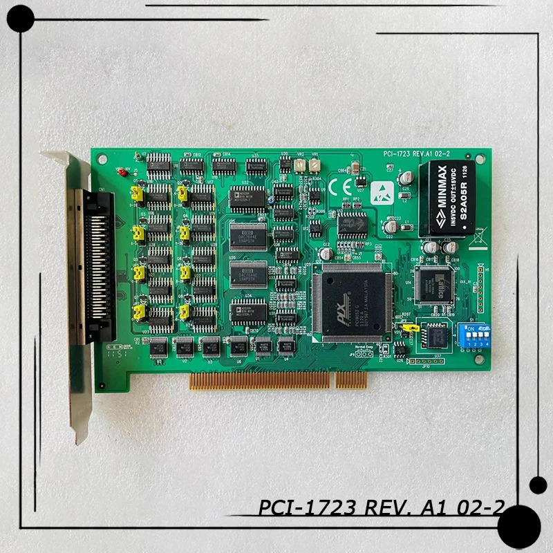 PCI-1723 REV. Advantech카드비절연 아날로그 출력 카드 16 비트 8 웨이 A1 02-2