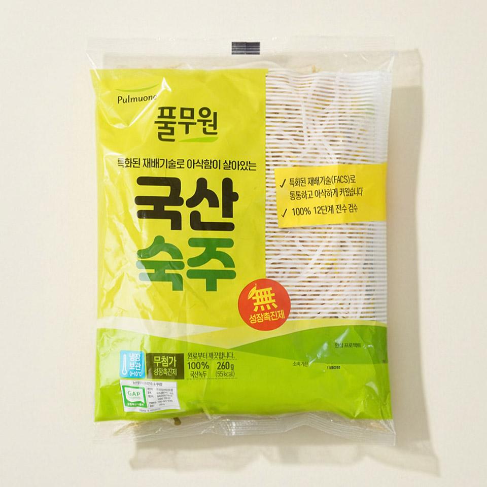 메가마트 풀무원 숙주나물 260g/봉