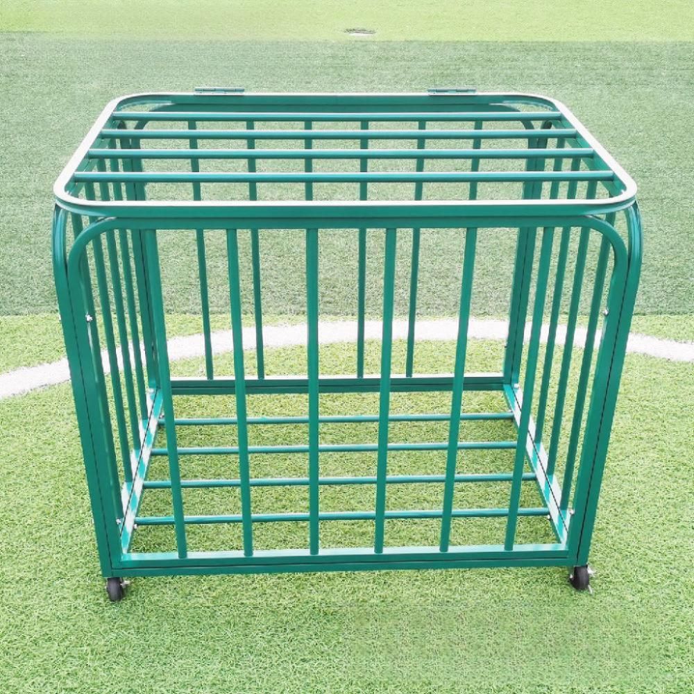 이동식 공 정리함 농구공 보관함 카트 축구공 수납 바구니 그린 소형 - 상세 이미지 2