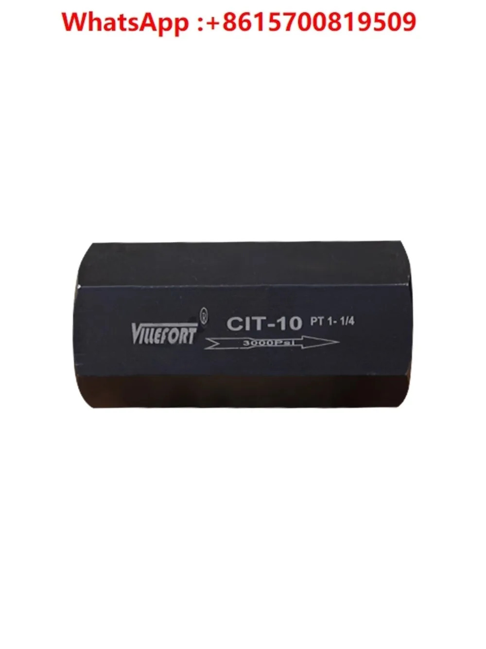 유압식 관형 체크밸브 CIT- 02 03 04 06 8 10/12