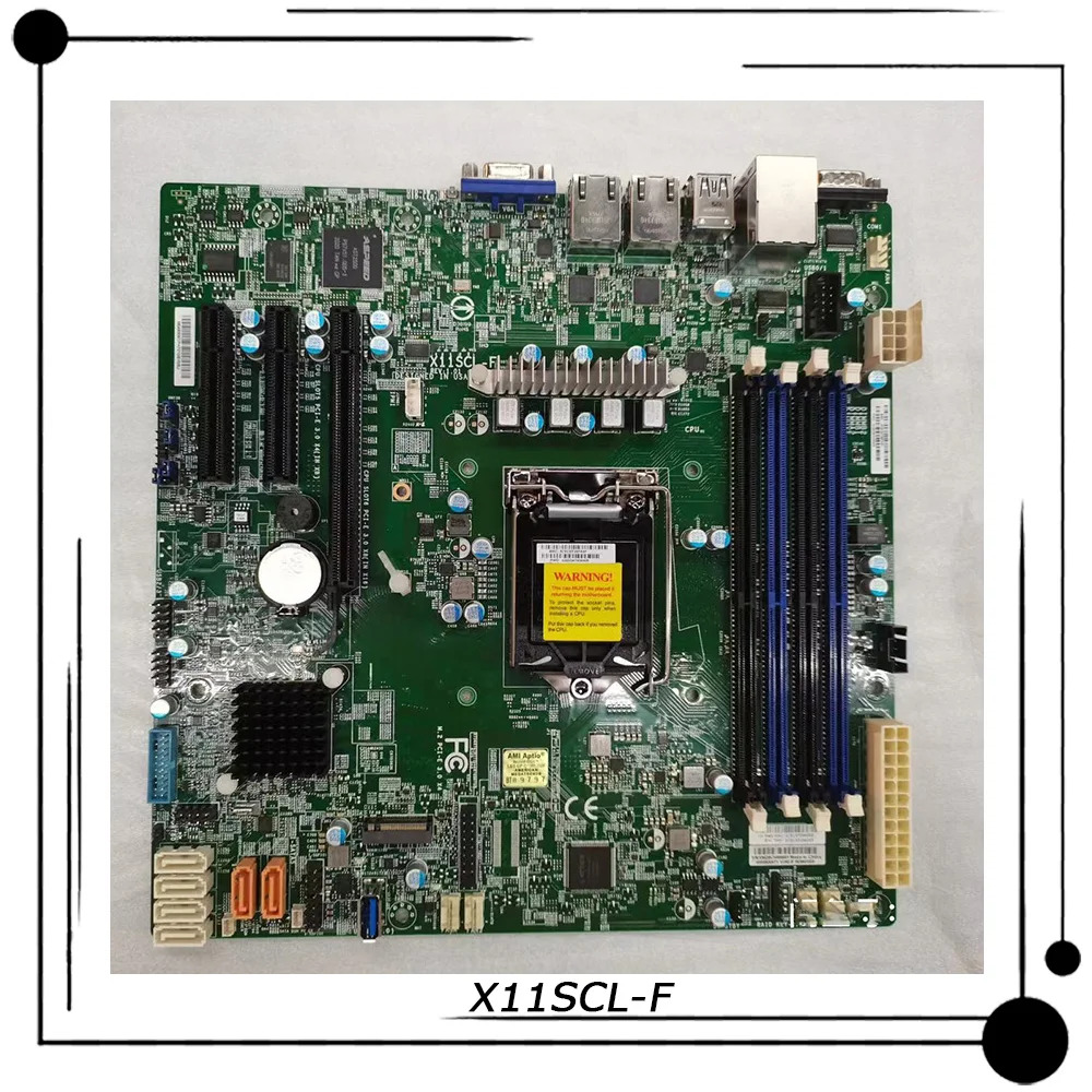 Supermicro 서버 마더보드 intel호환 C242 LGA-1151 DDR4X11SCL-F