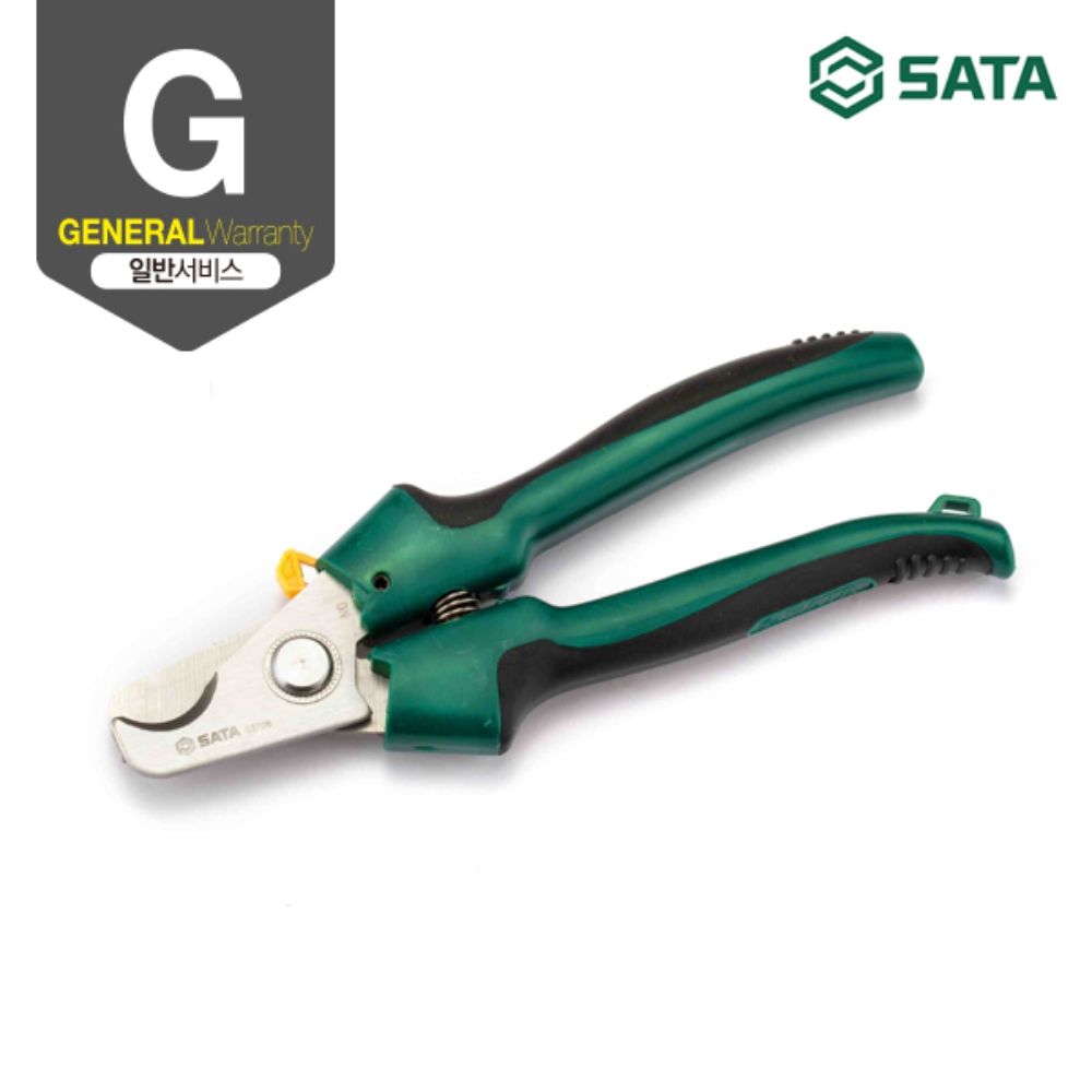 사타 SATA 전기공 케이블 가위 93108 피복 탈피 전공가위 - 상세 이미지 2