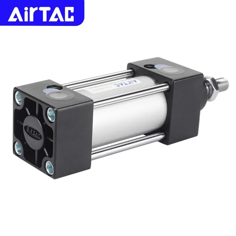 AIRTAC SC 표준 공압 에어 실린더 SC32/40/50/63/80/100/125/160mm 25/50/75/100/200/300/400/500mm 스트로크 복동