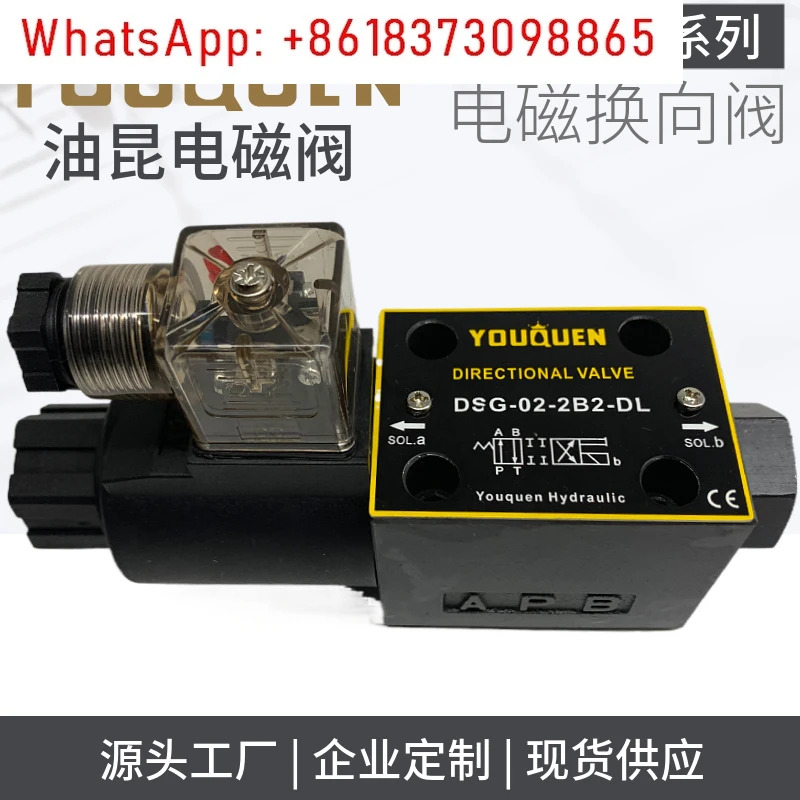 솔레노이드 밸브 DSG-02-3C2 3C4 3C6 2B2 -DL/LW 24V 220V