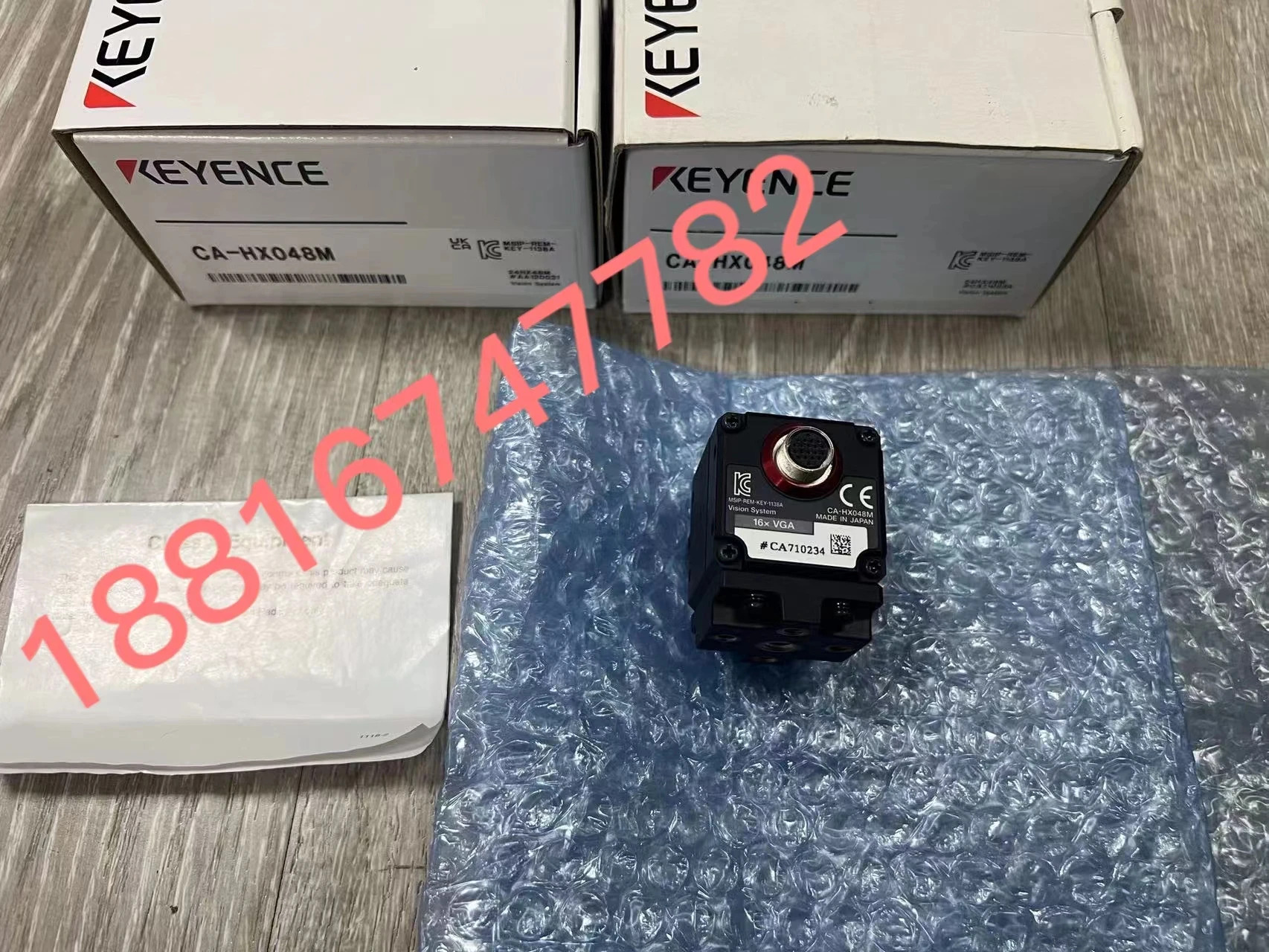 새 된 KEYENCE/KEYENCE CA-HX048M CA-H200CX 실제