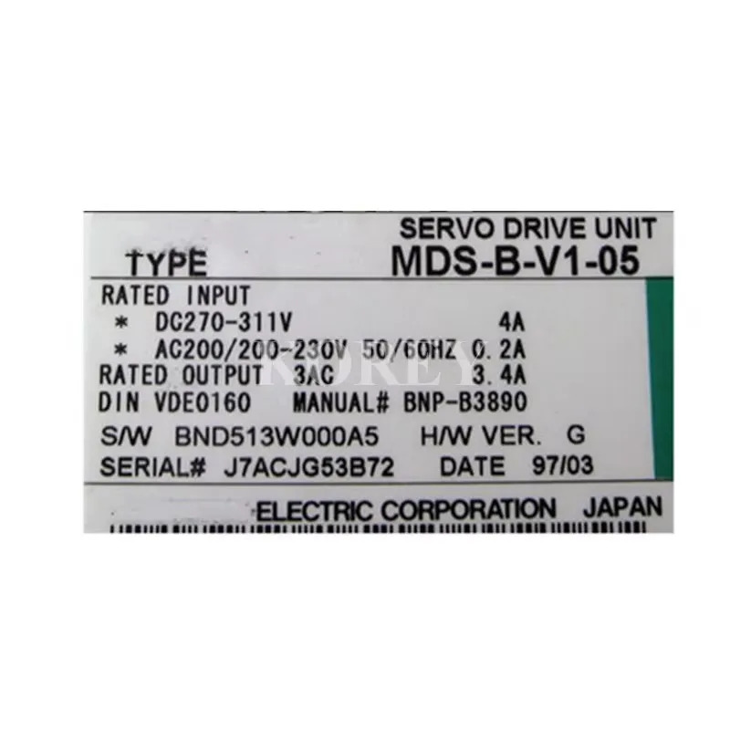 서보 드라이버 유닛 MDS-B-V2-1010 MDS-B-V2-0301 MDS-B-V1-05 MDS-B-V1-03 MDS-B-V1-20 포장