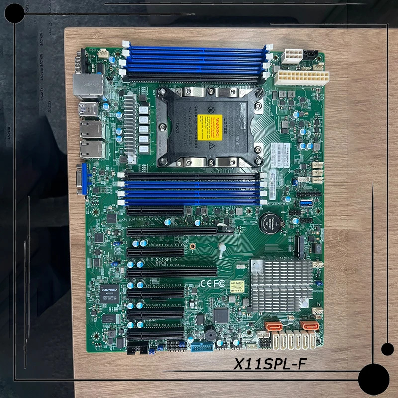Supermicro LGA3647 서버 마더보드 C621 DDR4X11SPL-F