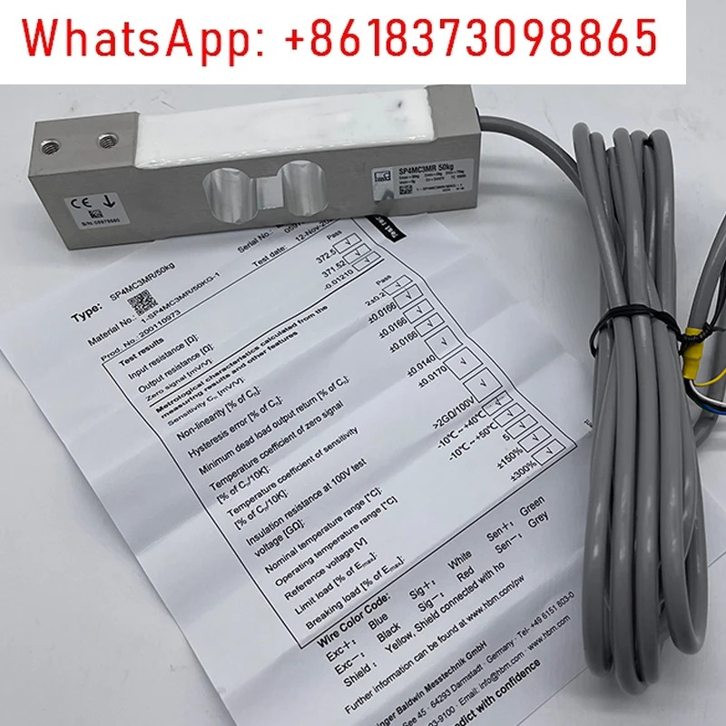 HBM 센서 SP4MCR/SP4MC6/1/3/7/5/10/15/20/30/50 KG 원본
