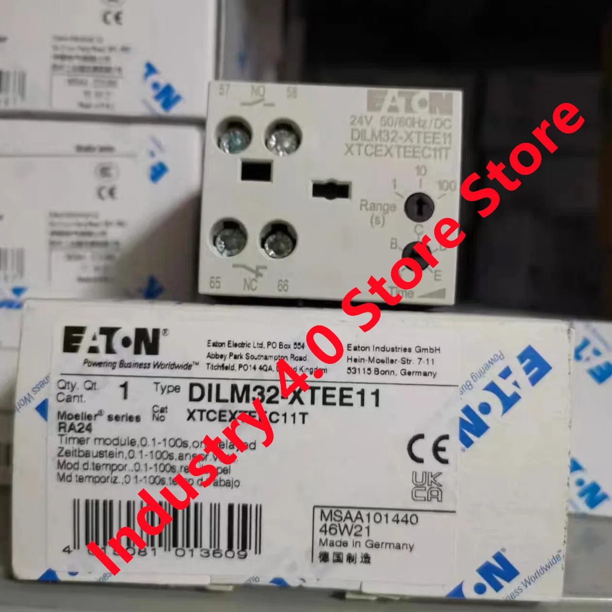 DILM32-XTEE11 NZM3-XTVD PKZM4-50 오리지널 신