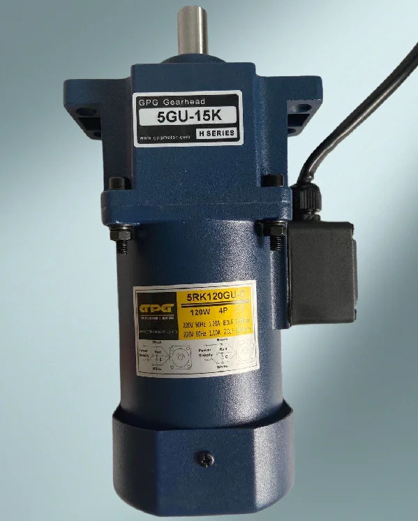 감속 모터 GPG 5RK120GU-C 5GU15K AC 전압 220V 밀봉 기계