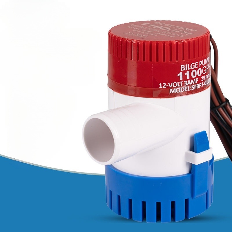 농사용 수중모터 수중 플라스틱 빌지펌프 고효율 12v 24v 750GPH 1000GPH - 상품 이미지
