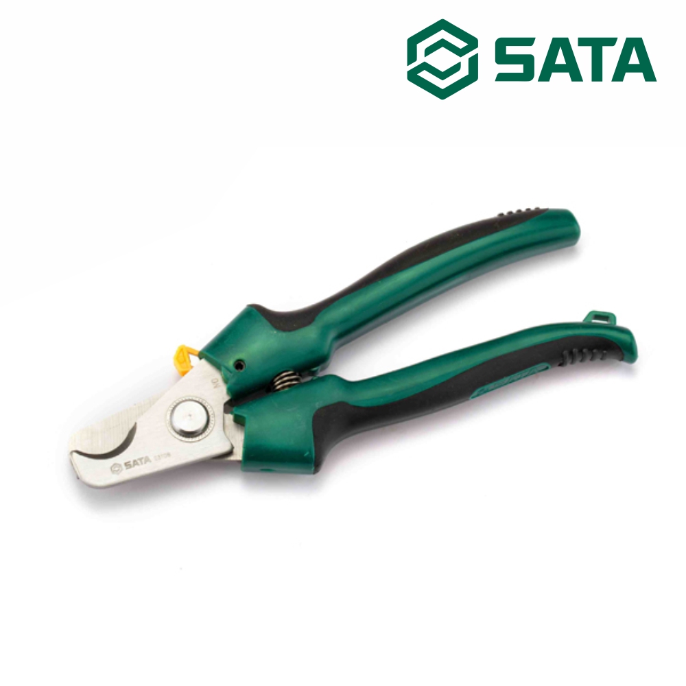 사타 SATA 전기공 케이블 가위 93108 피복 탈피 전공가위 - 상품 이미지