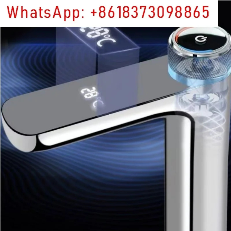 Robinet de ark chrom  affichage numrique LED 액세서리 salle bain 모듈 haut robinet