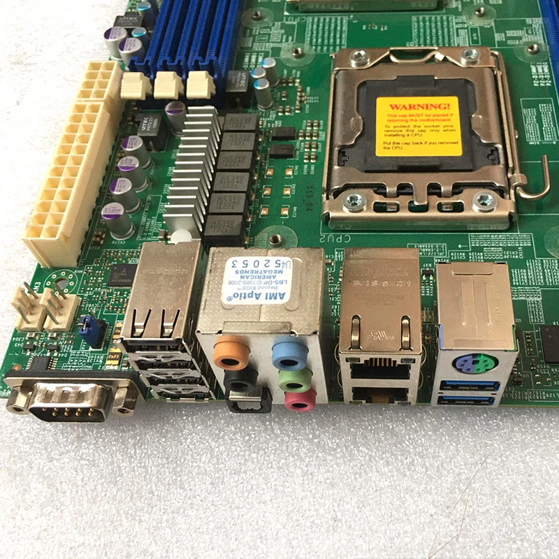 Supermicro 워크스테이션 마더보드X9DAL-3 LGA 1356 intel호환 C602 DDR3 Xeon 프로세서 E5-2400 v2 완전 리퍼