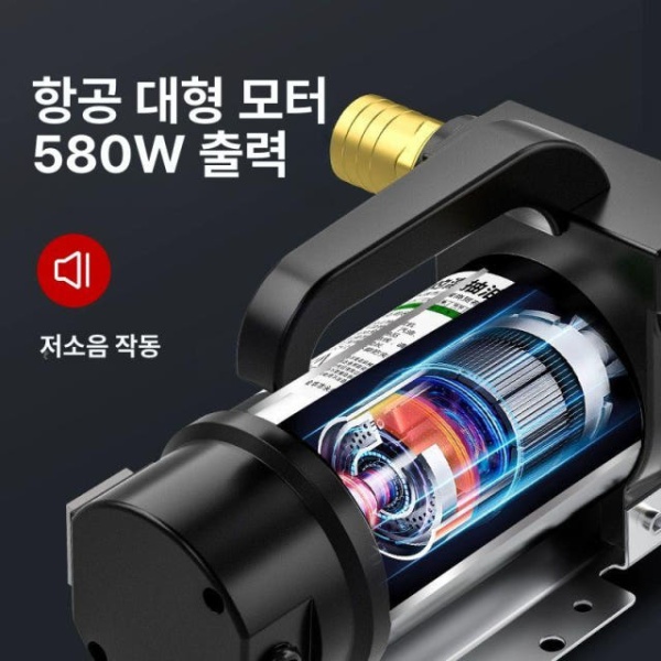 최신 자동 디젤 경유 급유 양수기 기름 드럼 자바라 220V+6m 호스+자가 클래식 12V 단 - 상세 이미지 3