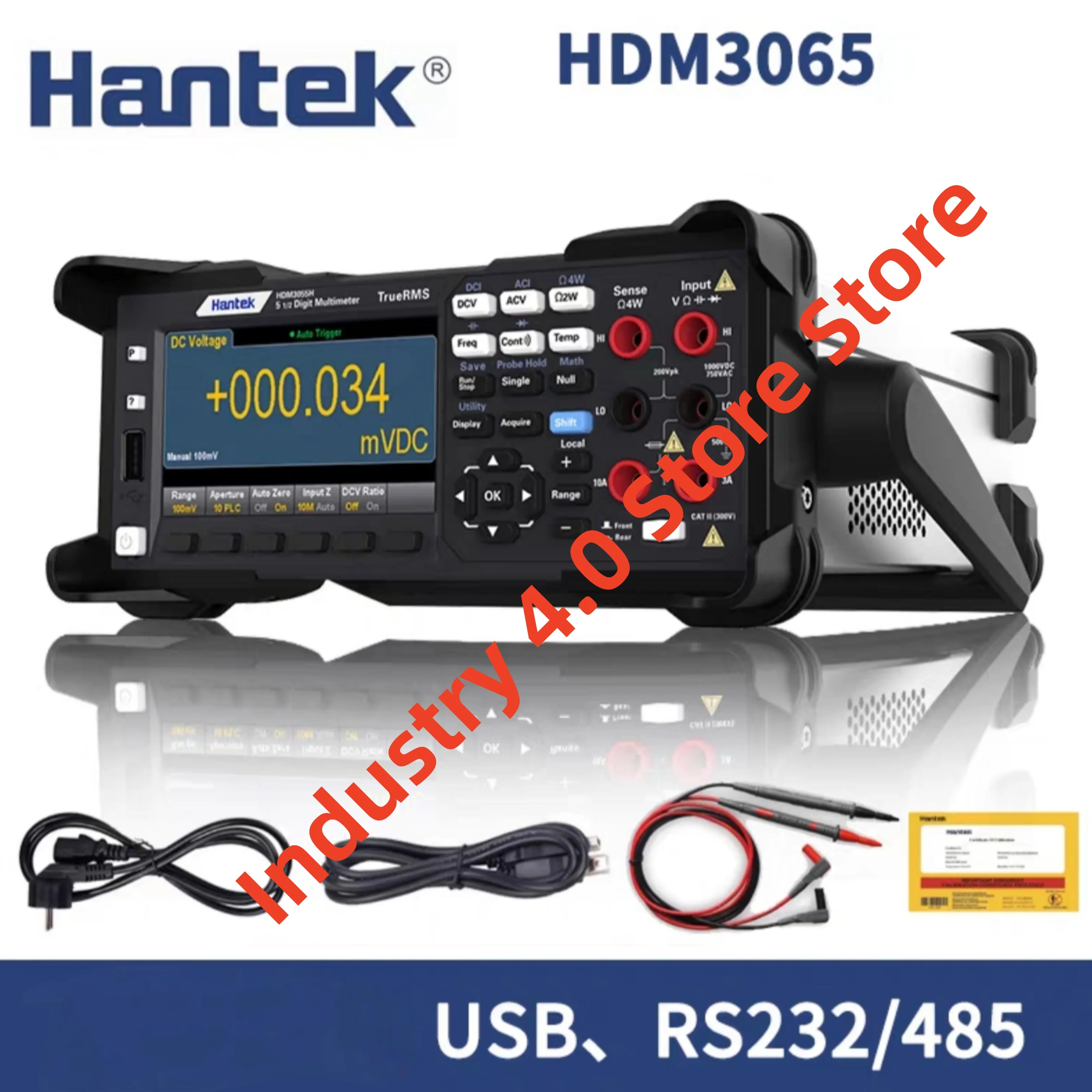 Hantek HDM3065 6비트 반고정밀 디지털 데스크탑 멀티미터 원본