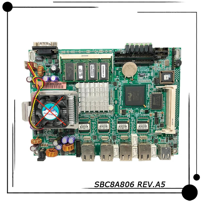 Axiomtek 고성능 저전력 산업마더보드SBC8A806 REV.A5 전 리퍼