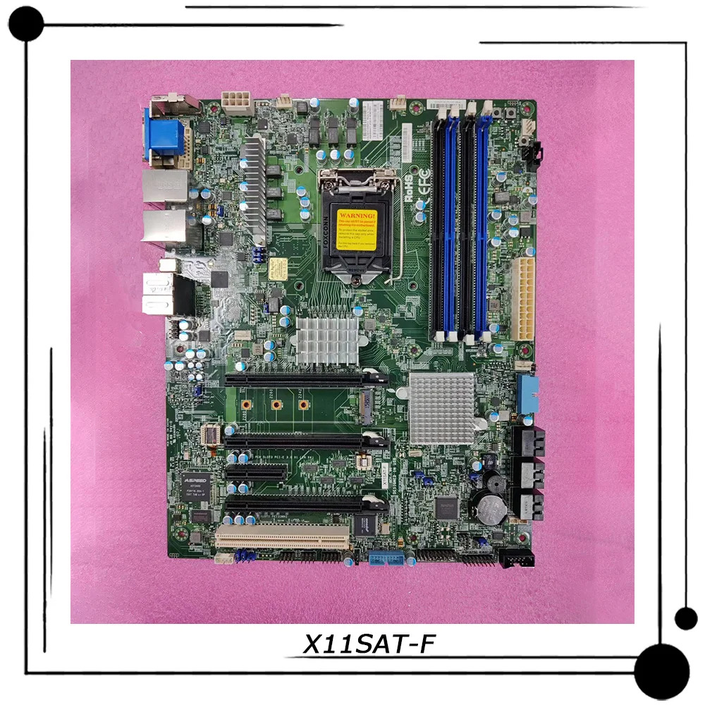Supermicro 워크스테이션 마더보드X11SAT-F intel호환 C236 LGA-1151 6 SATA3 E3-1200 v6/v5 세대 코어 i3/i5/i7 시리즈