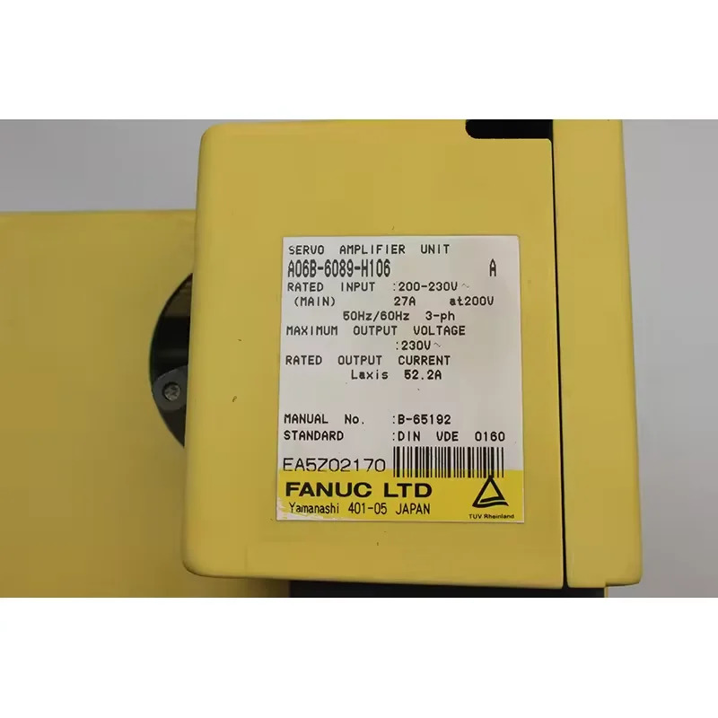 A06B-6089-H106 Fanuc 서보 드라이브 증폭기 모듈 리퍼 완료 A06B6089H106