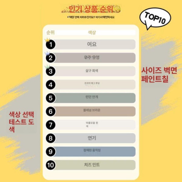 프리미엄 라텍스 페인트 샘플 색상표 벽 보수 페이스트 250g1 벽 보수 페이스트 250g1 0-1 L - 상세 이미지 3