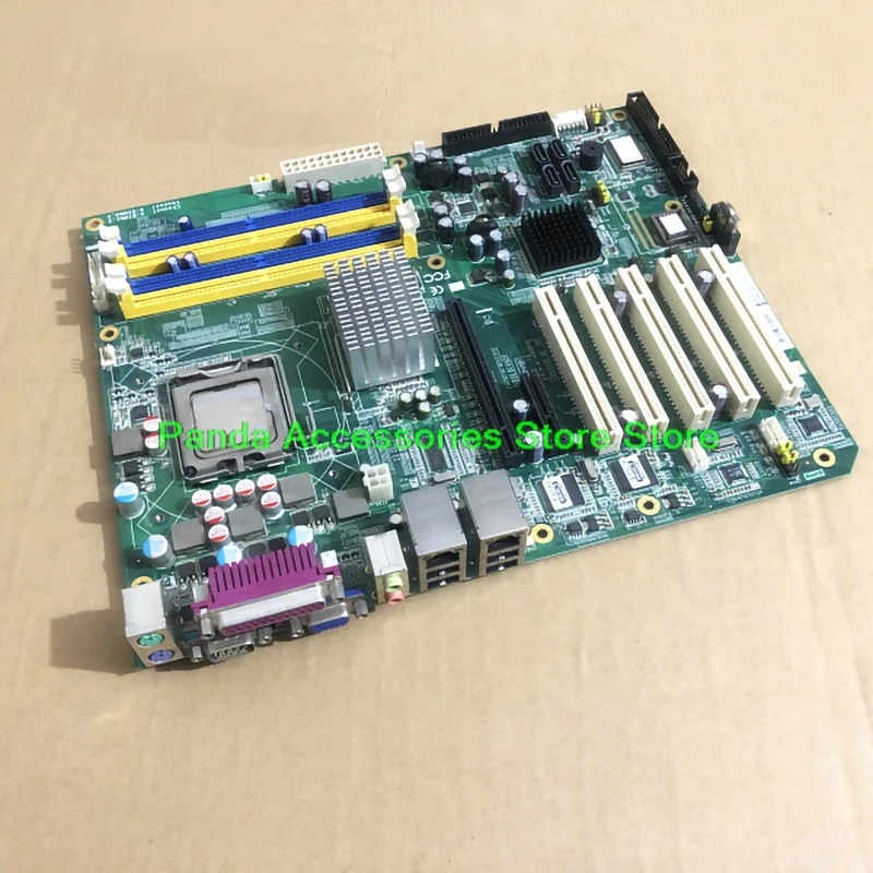 어드밴텍 산업제어 보드듀얼 네트워크 포트 5xPCI 2xCOM 2xLAN RAM LGA775 CPU AIMB-762 REV.A1 AIMB-762G2