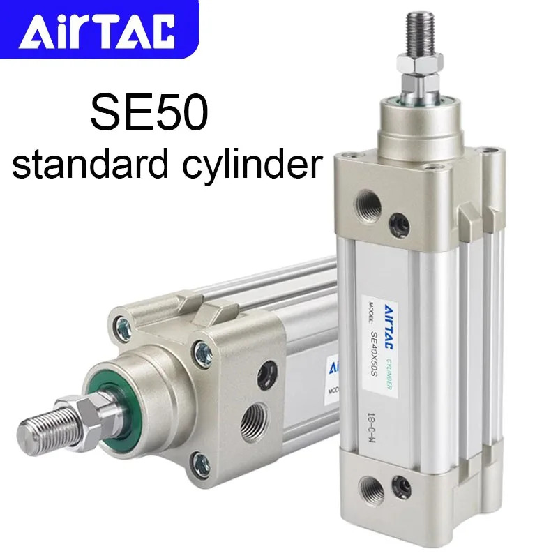 AIRTAC SE50 공압 표준 실린더 25 50 75 100 125 150 175 200 250 300 350 400 450 500 600 700 800 900 1000 스트로