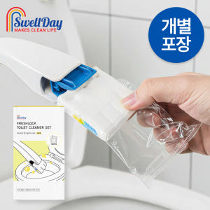 스웰데이 변기클리너 탈취 욕실 화장실 청소 변기세정제 핸들 브러쉬 12매... 실사용 후기 | 효과 있을까? - 상품 이미지 1