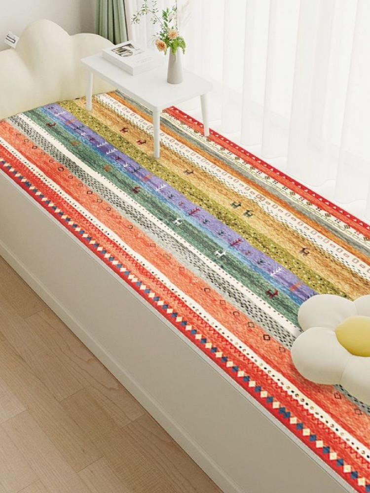 보헤미안 러그 복고풍 패턴 매트 에스닉 카페트 엔틱 A 30x120cm - 상세 이미지 5