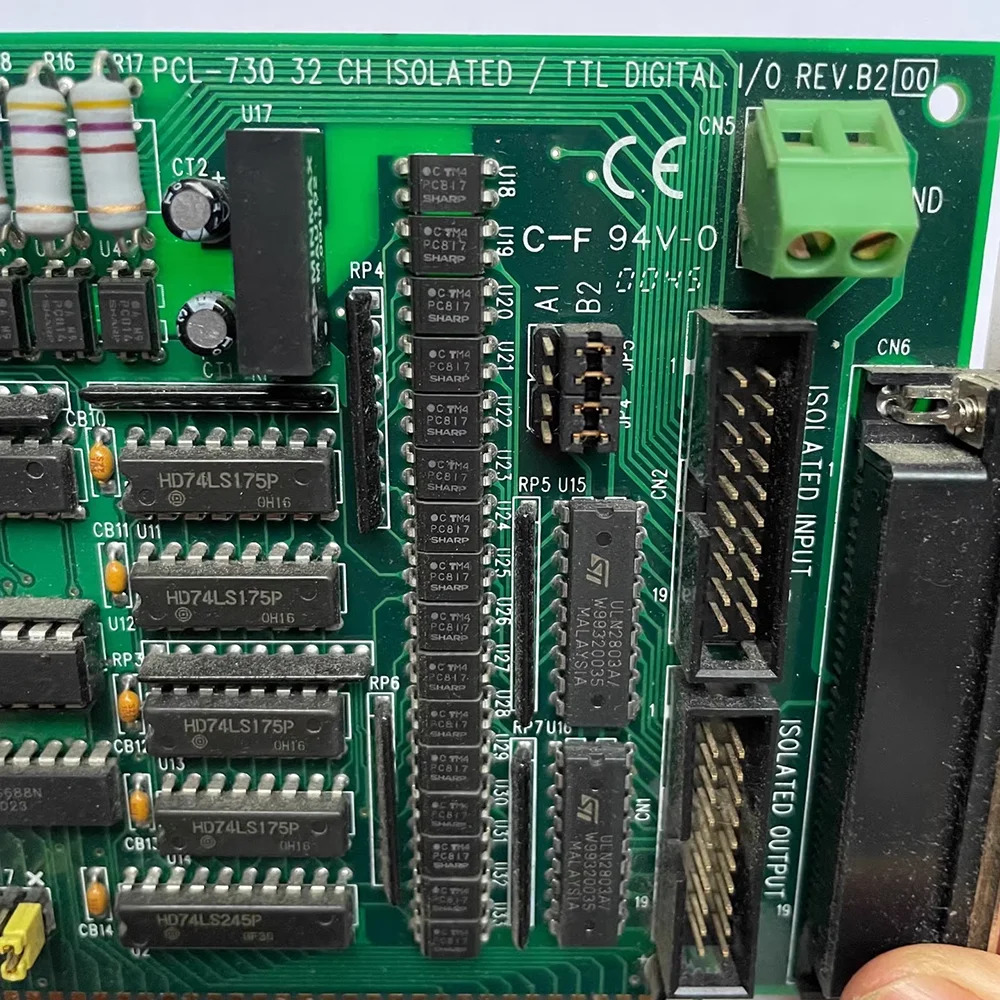 Advantech 32 채널 절연 디지털 입출력 ISA 카드 PCL-730 REV B2