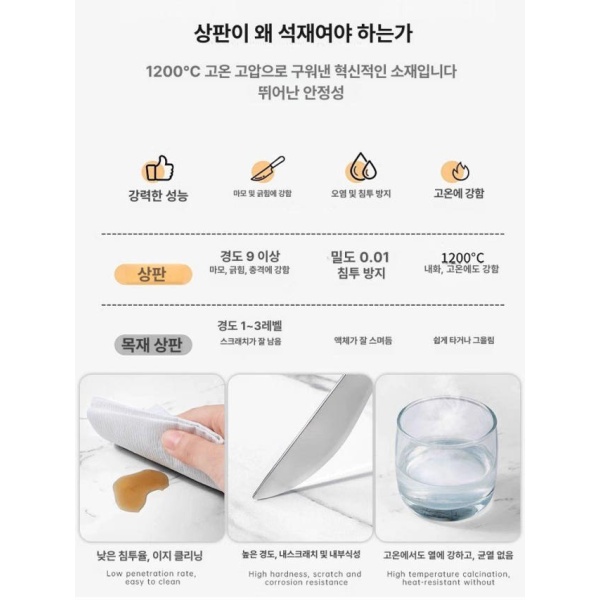 모던 원목 협탁 미니 침대 옆 서랍 침대협탁서랍 화이트-보통형 화이트-보통형 조립형 발4개설치필요 50x40x49cm - 상세 이미지 5