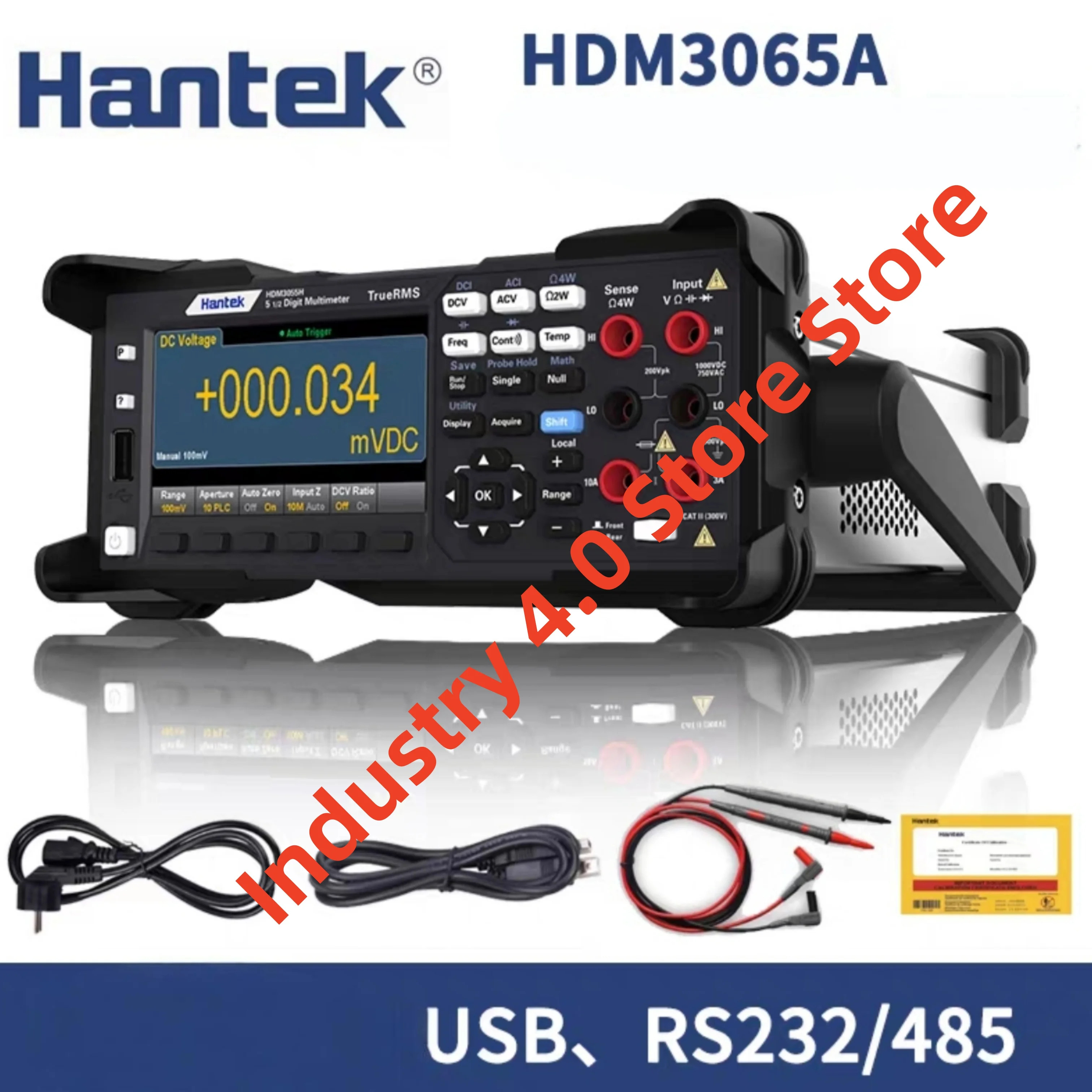 Hantek HDM3065A 6비트 반고정밀 디지털 데스크탑 멀티미터 원본