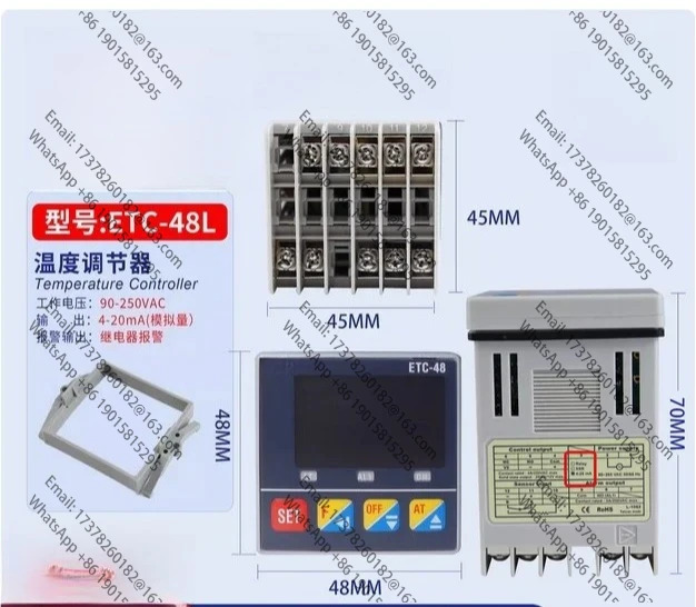 원본 ETC48R ETC48L ETC48V 온도 컨트롤러