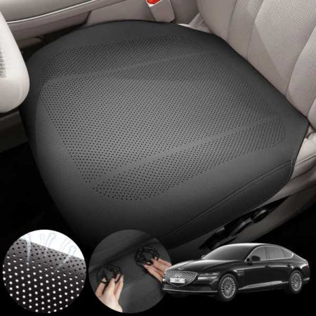 스피드픽 일렉트리파이드 G80 차량용 모템 사계절 통풍 방석 시트 커버 블랙 1개