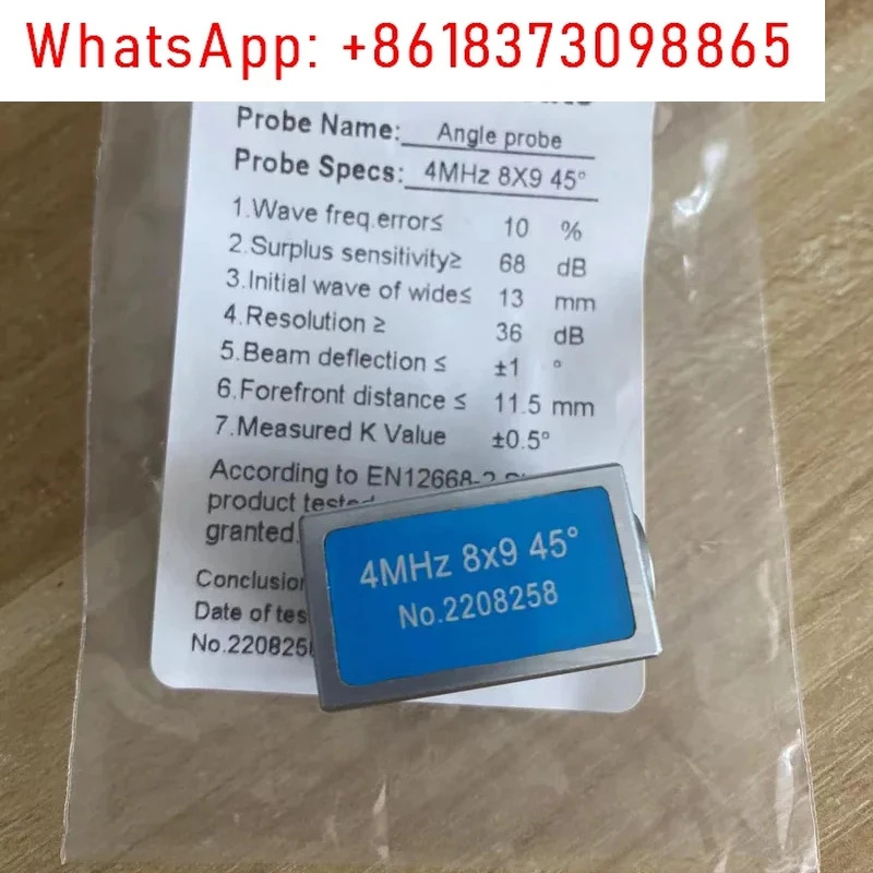 2MHz 4MHz 8x9 45/60/70도 각도 프로브 변환기
