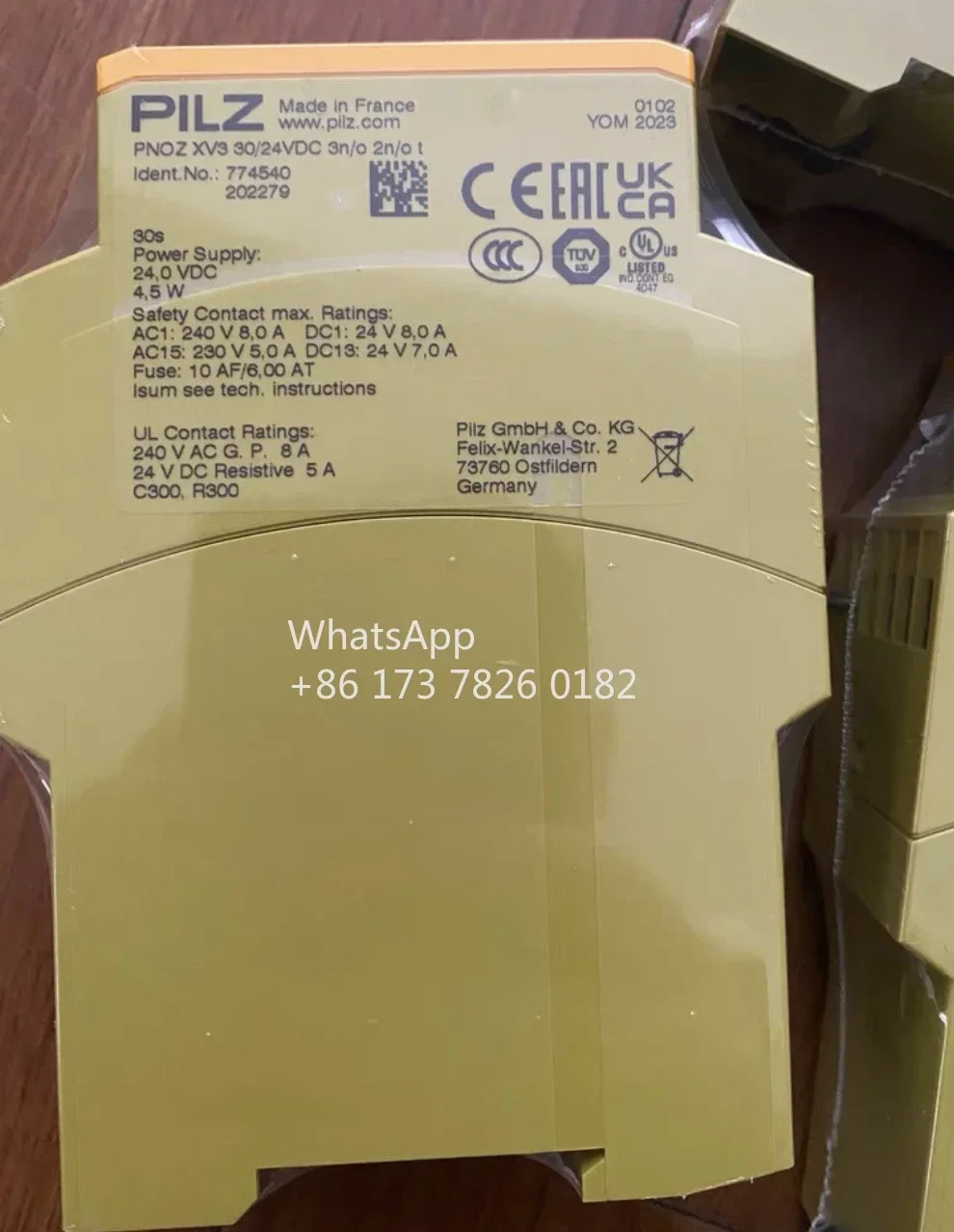 PNOZ안전 릴레이 Pilz XV3 774540