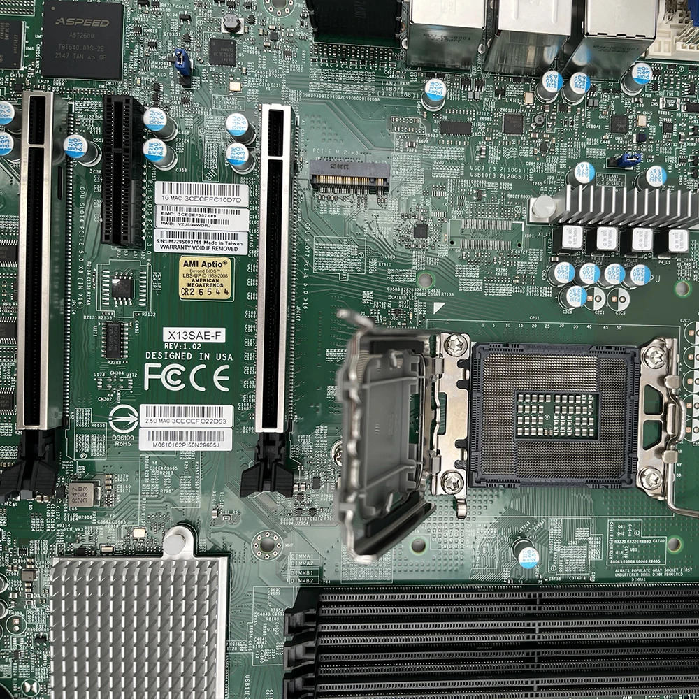Supermicro 마더보드 대 코어 i9 i7 i5 i3 단일 소켓 LGA-1700X13SAE-F