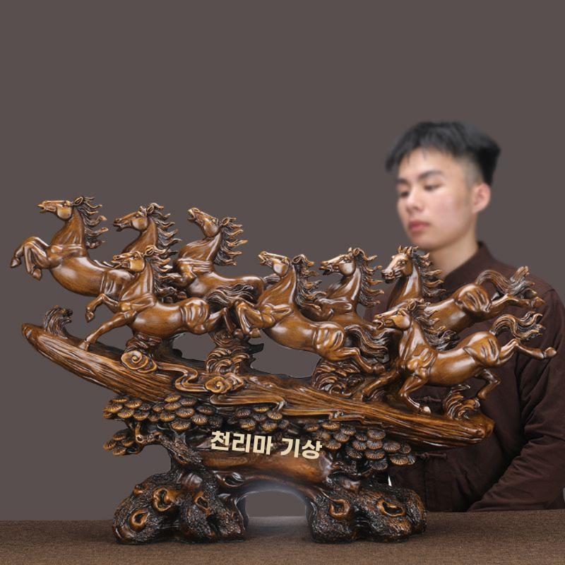 말조각상 풍수 조각상 사무실 개업선물 인테리어 소품 집 - 상세 이미지 5