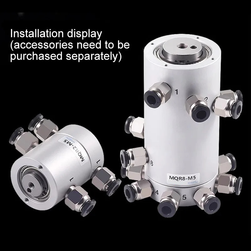 MQR2-M5 MQR4-M5 MQR 8-M5 MQR12-M5 MQR16-M5 SMC 공압 실린더 부품 고속 저 토크 로터리 조인트 금속 씰