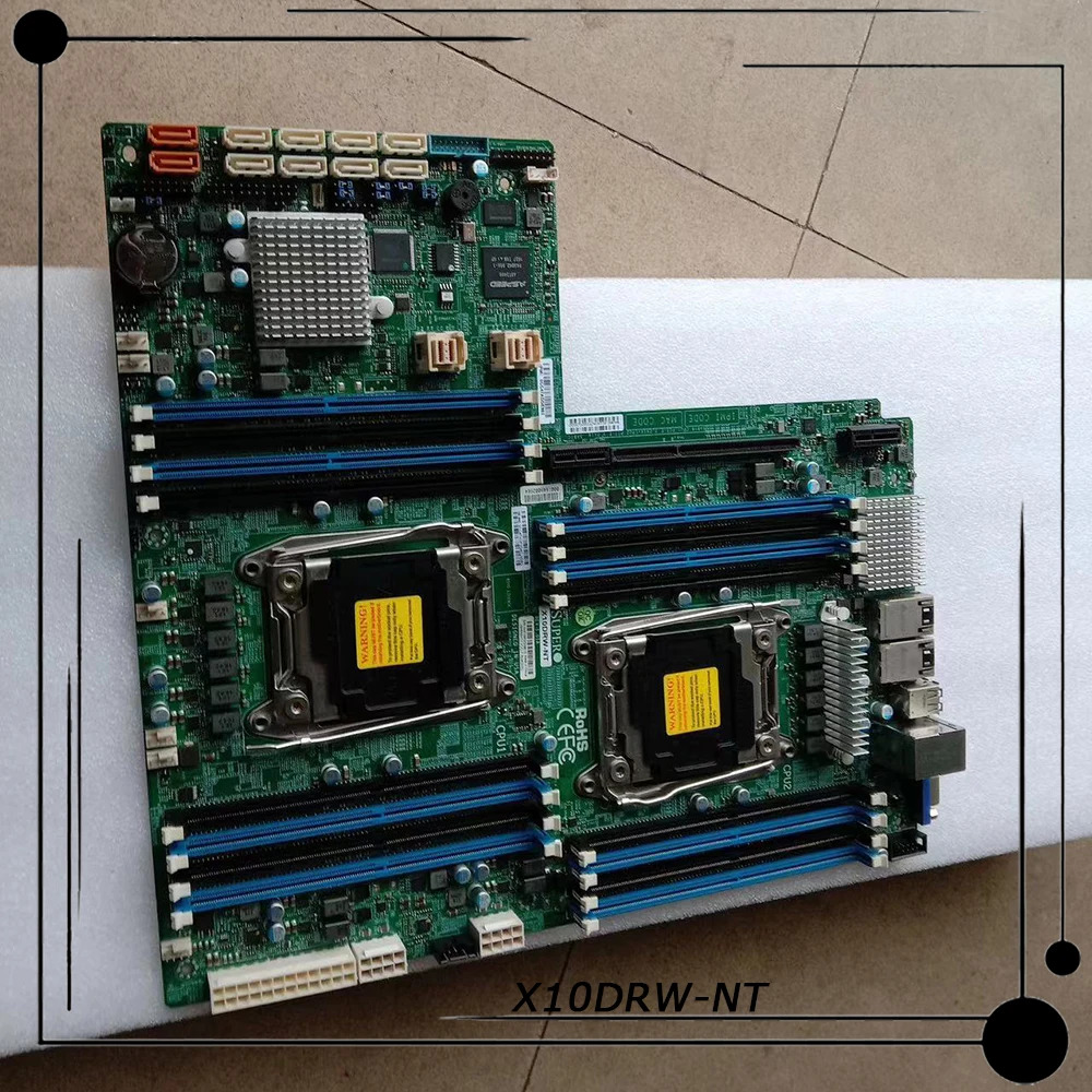 슈퍼마이크로 듀얼 소켓 R3 E5-2600 v4 / v3 LGA 2011 X10DRW-NT마더보드