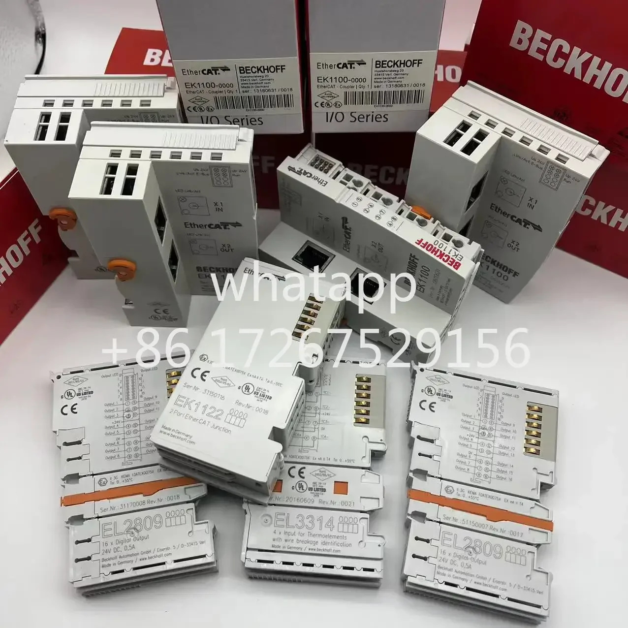 오리지널 BECKHOFF 모듈 EK1100 EK1110 EK1122 EL1809 EL6731 EL6751