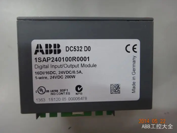 DC532 ABB 16DI/16DC 스위칭 하이브리드 모듈 PLC AC500