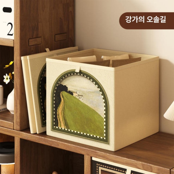 프리미엄 원목 바닥형 수납 거실 낮은 5단 3단 아이들 공부방 4칸+8칸-원목-조합 4칸-원목-전실목 막대 이미지 8