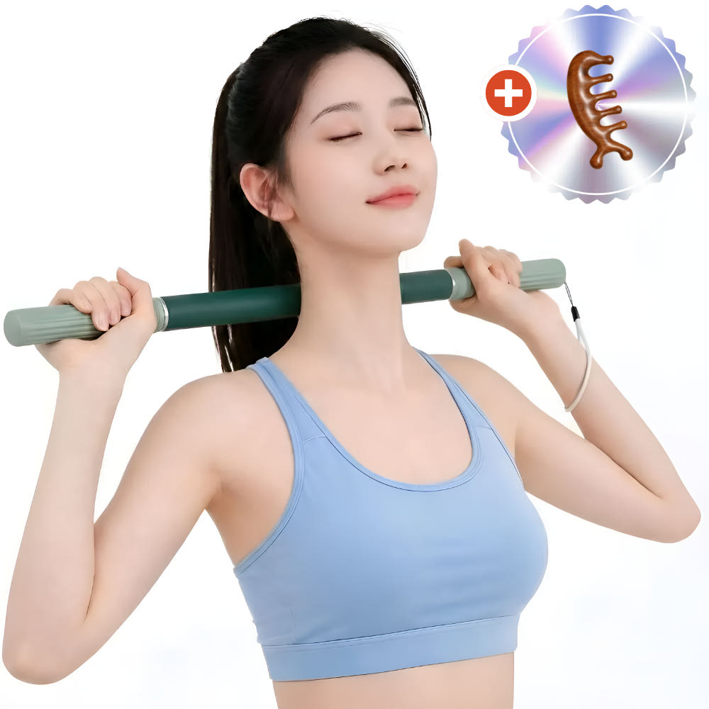 마사지 스틱 활용 모습