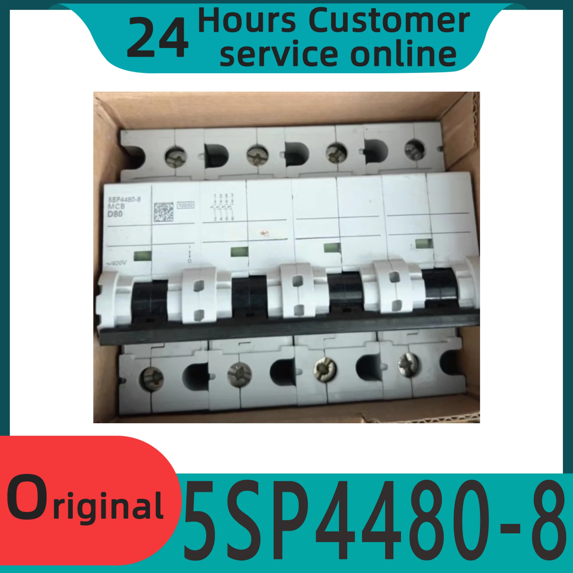 오리지널 헤비듀티 회로차단기 5SP4480-8 D80 4P400V